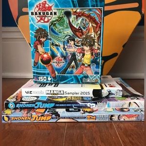 Shonen Jump & Manga - 3 books PLUS 150 piece puzzle